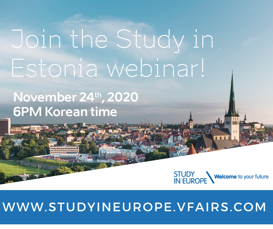 Study in Europe Online Fair in South Korea Study in Estonia